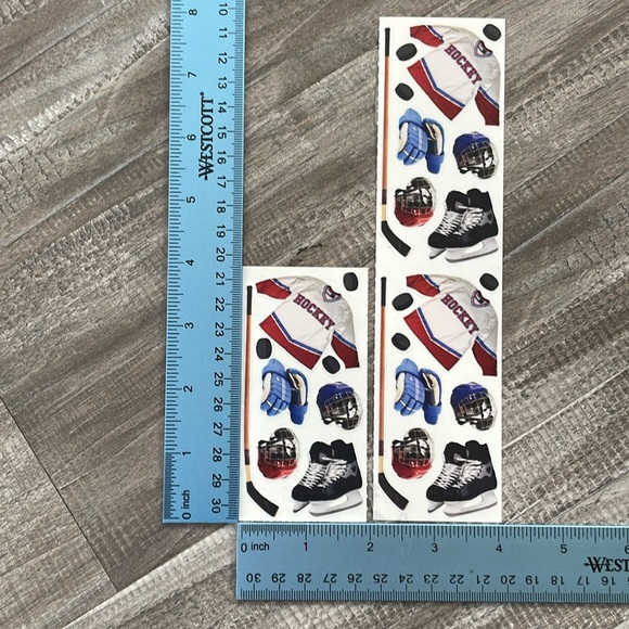 NWT 6 Hockey Themed Sticker Packages - Variety of Sizes and Styles! - Picture 5 of 17